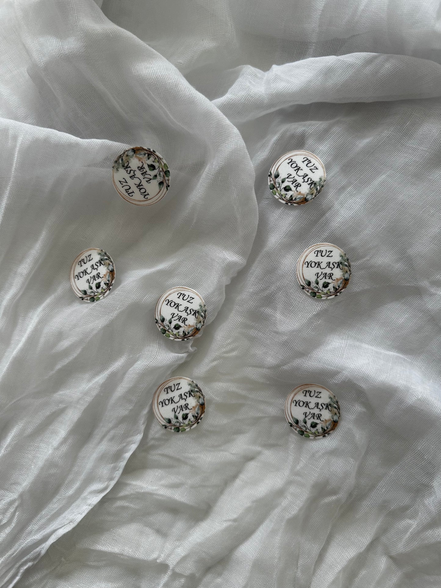 HL EDIBLE STICKER TUZ YOK AŞK VAR