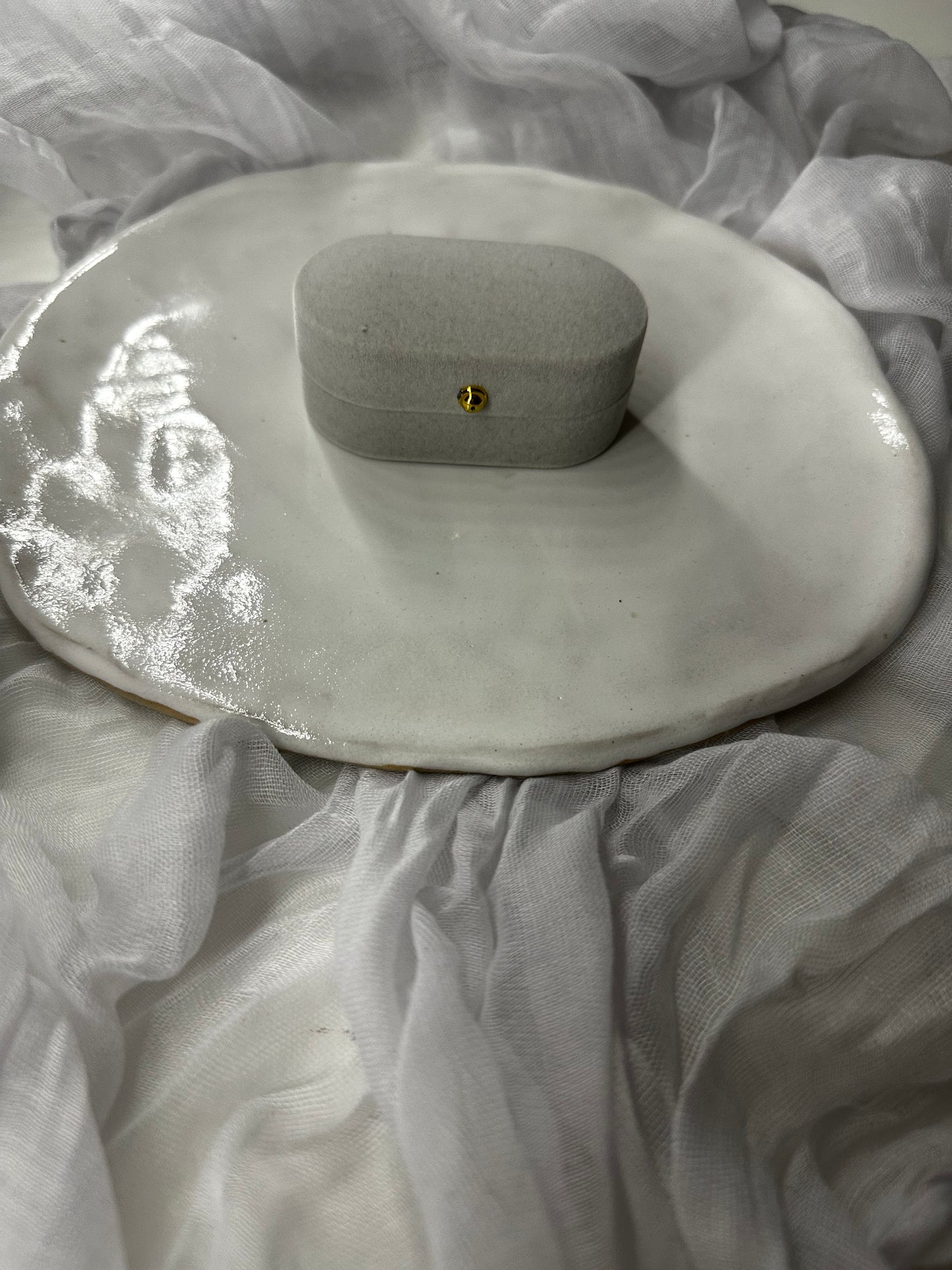 HL RINGBOX TWO RINGS GREY