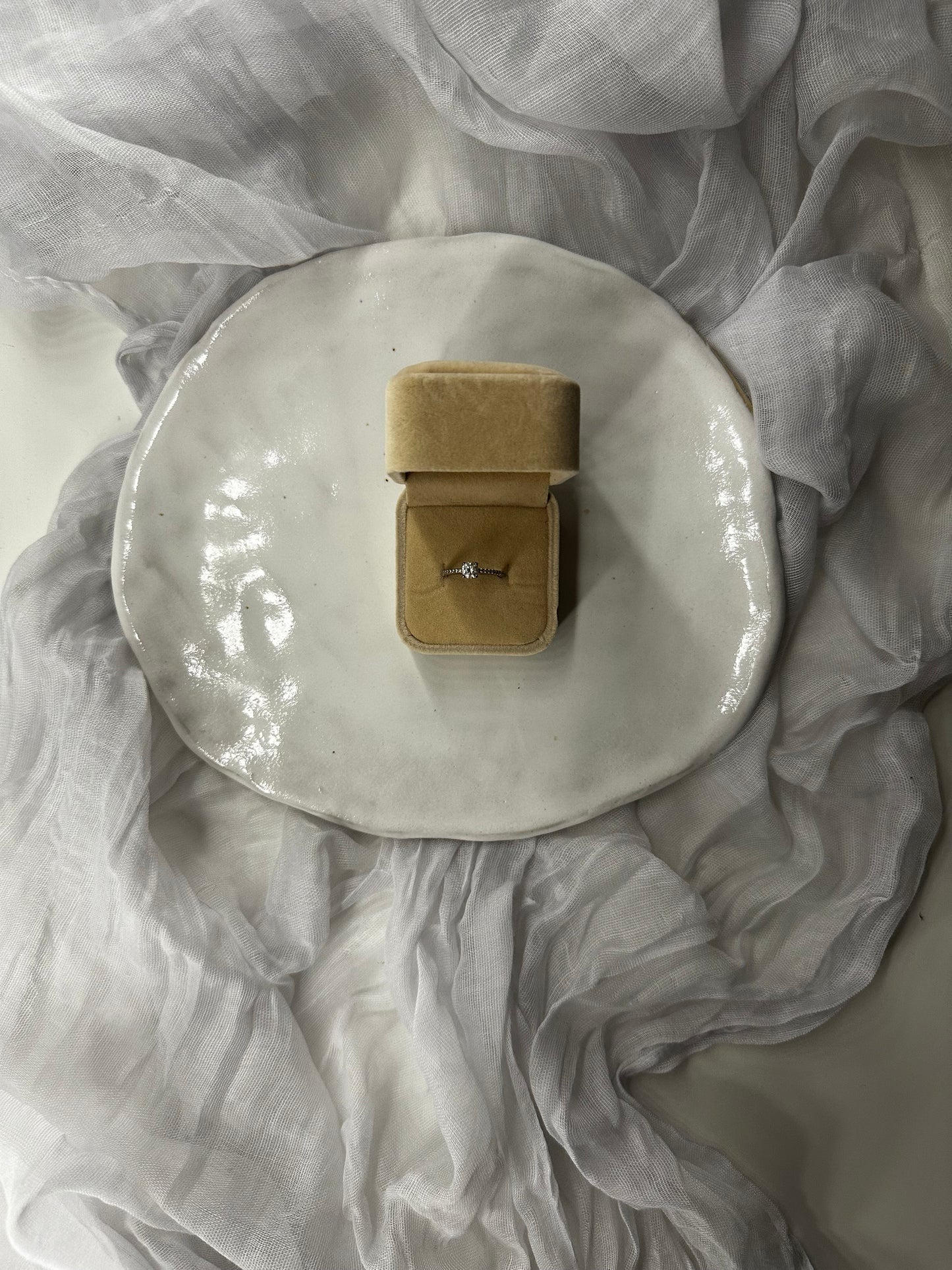 HL RINGBOX ONE RING BEIGE